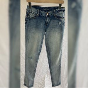 Maurices Vivica Distressed Skinny Jeans Size 7/8